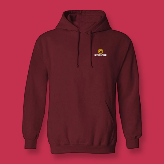 Iksplorr hoodie (Burgundy)