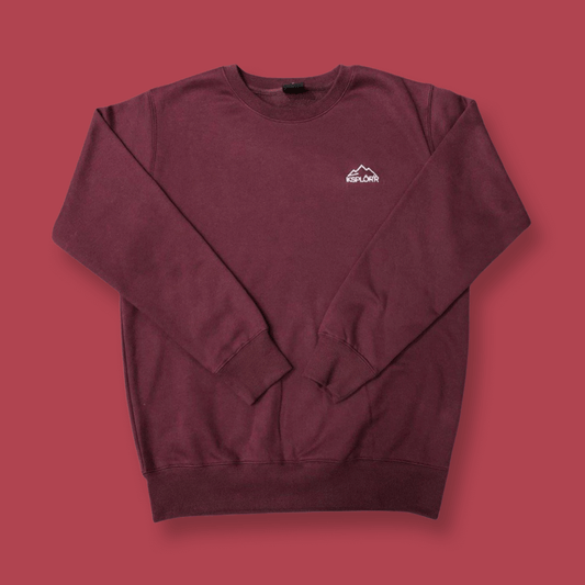 Iksplorr sweatshirt (burgundy)